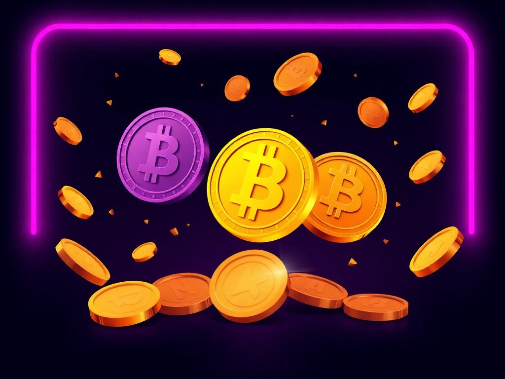 Monedas digitales BTC, ETH y otras criptomonedas usadas para depositar en casinos cripto sin DNI